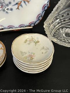 Cut Glass and Bone China including  Royal Worcester and Wedgwood