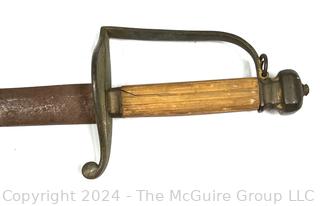 Vintage Sword without Scabbard. Review All Photos and Make your Own Assessment.