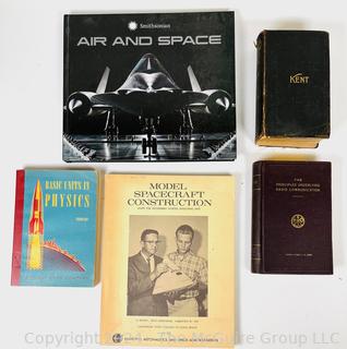 Air and Space Science Publications as well as 1916 Mechanical Engineers Pocket-Book by Kent 