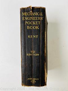 Air and Space Science Publications as well as 1916 Mechanical Engineers Pocket-Book by Kent 