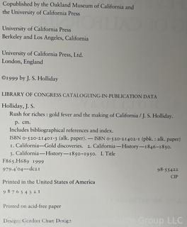 Three (3) Books Including 1938 World's Fair Book, US Capital Architecture and Gold Rush Stories