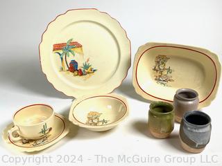 Mexicana & Hacienda Homer Laughlin & Lido W S George Canarytone Ceramic Dinnerware