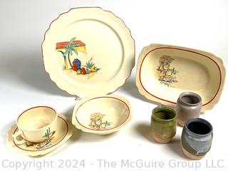 Mexicana & Hacienda Homer Laughlin & Lido W S George Canarytone Ceramic Dinnerware