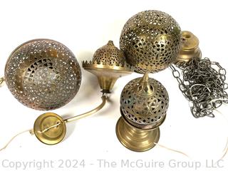 Selection of Brass Incense Burners/Braziers 