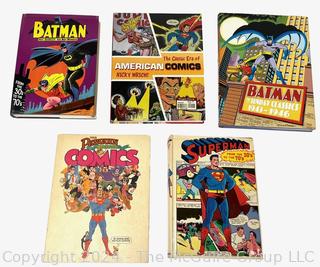 Collection of Comic Book History Hard back Compendiums