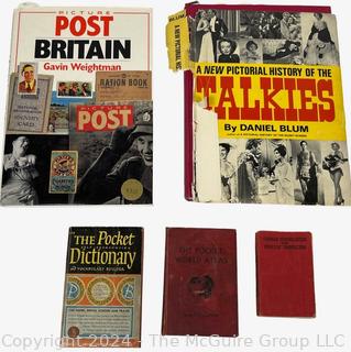 Five (5) Books on Photo History, German Language and Geography