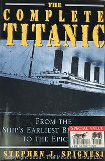 Five (5) Titanic Related Coffee Table and Reference Books