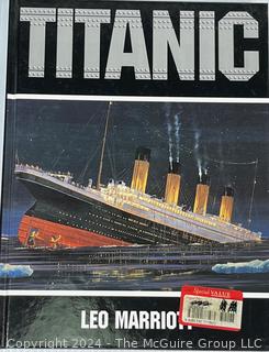 Five (5) Titanic Related Coffee Table and Reference Books