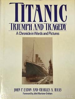 Five (5) Titanic Related Coffee Table and Reference Books