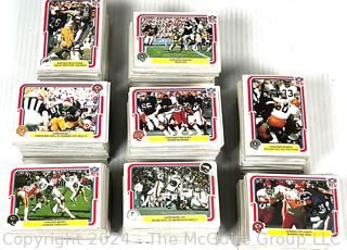 Collection of Over 700 Football Cards from the 1980's