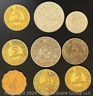 Selection of Foreign Coins: British Honduras (1950's-1970's)