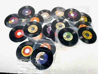 Selection of 25 Soul 45 RPM Vinyl Records