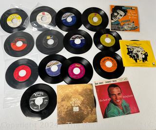 Seventeen (17) Rock, Pop & Soul 45 RPM Vinyl Records