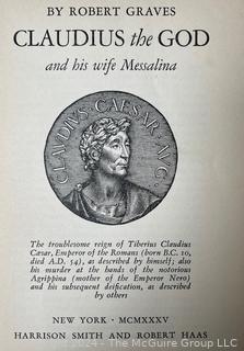 Four (4) First Edition Books Including The Iron Mistress, Claudius the God, The Islands Of Unwisdom and The Sky & The Forest by C S Forester