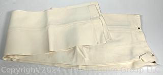 Vintage (1965) West Point Cadet Store White Ceremonail Parade Uniform Pants. 33 Waist 33 Inseam.   Stored in mothballs.