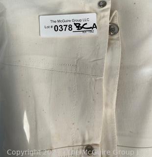 Vintage (1965) West Point Cadet Store White Ceremonail Parade Uniform Pants. 33 Waist 33 Inseam.   Stored in mothballs.