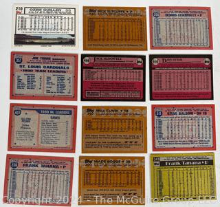 ~ 1985-1995 Topps and Upper Deck Baseball Cards