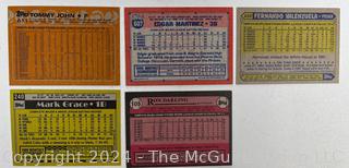 ~ 1985-1995 Topps and Upper Deck Baseball Cards