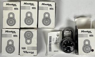 Six (6) NIB Master Combination Padlocks