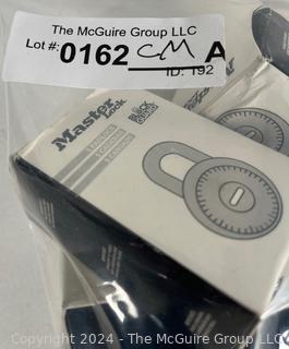 Six (6) NIB Master Combination Padlocks