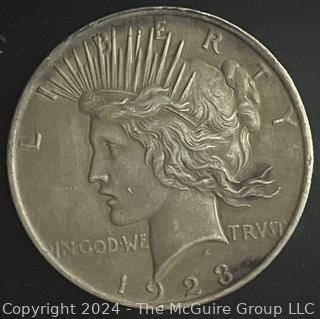 1923 Peace Dollar Coin