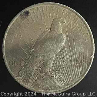 1923 Peace Dollar Coin