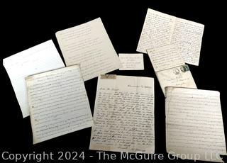 Letters from the Olcott Family of Georgetown and Glencarlyn VA circa 1880's