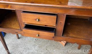 Early American-Style Pine Server Huntboard.  