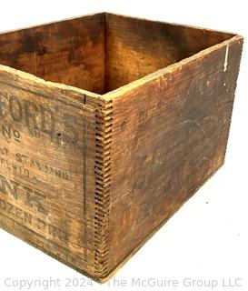 Wooden Stafford's Ink Crate  