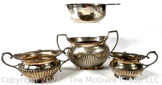 Four (4) Pieces of Silver Plated Serving Pieces