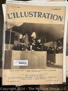 "L'Illustration" November 7, 1936 A French Weekly News Magazine 