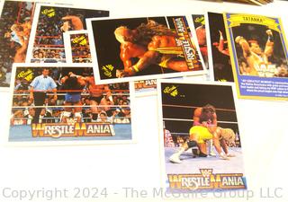 Selection of Sports Trading Cards Including Wrestlemania, 1980 - 1990