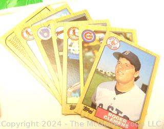 Ten (10) Unopened Packs of 1987 Topps Baseball Cards