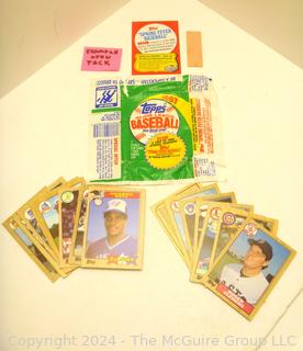 Ten (10) Unopened Packs of 1987 Topps Baseball Cards