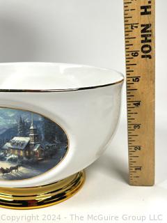 Crystal and Thomas Kincade Porcelain Bowl