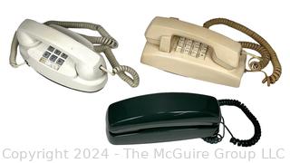 Three (3) Corded Landline Touch Tone Phones