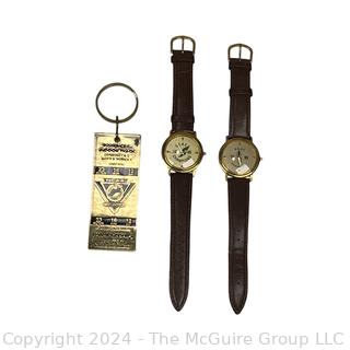 ECAC Champions Commemorative Watches (1995-1996) and NCAA Keychain Fob