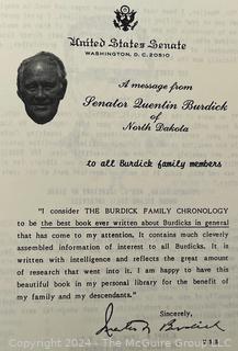 Routes to Roots, The Burdick Family Chronology By Frank P. Mueller, 1982