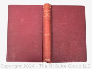 Two (2) Volume Set of Economic & Social History of New England, 1620-1789 by William B Weeden, 1890