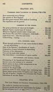 Two (2) Volume Set of Economic & Social History of New England, 1620-1789 by William B Weeden, 1890