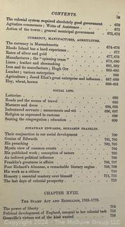 Two (2) Volume Set of Economic & Social History of New England, 1620-1789 by William B Weeden, 1890