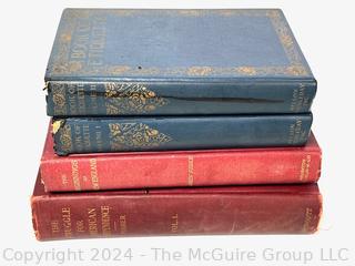 Four (4) Books Including Two Volume Set of Book Of Etiquette Lillian Eichler, The Beginnings of New England and American Independence 