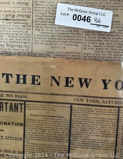 April 15, 1865 Edition of The New York Herald.  