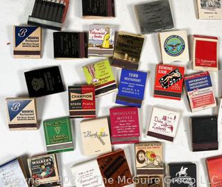 Collection of Vintage Matchbooks with Matches