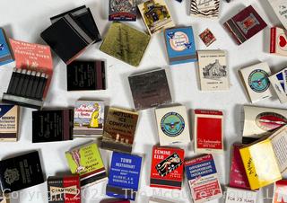 Collection of Vintage Matchbooks with Matches