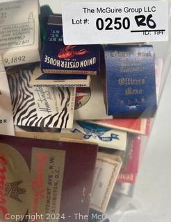 Collection of Vintage Matchbooks with Matches