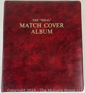 NOS (New Old Stock) Match Book Cover Album with Blank Pages.  Capacity Over 1000