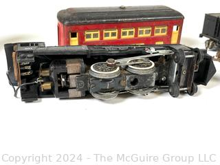 Lionel Train Including Coal Tender, Engine, Pullman Car and Bag of Vintage Electronic Single Throw Switches (N16-00A, 2 Amp , 125 V.A.C.)