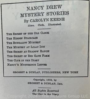 Eight (8) Children's Books Including Nancy Drew