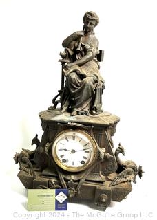 Seth Thomas & Sons Victorian Figural Mantel Clock